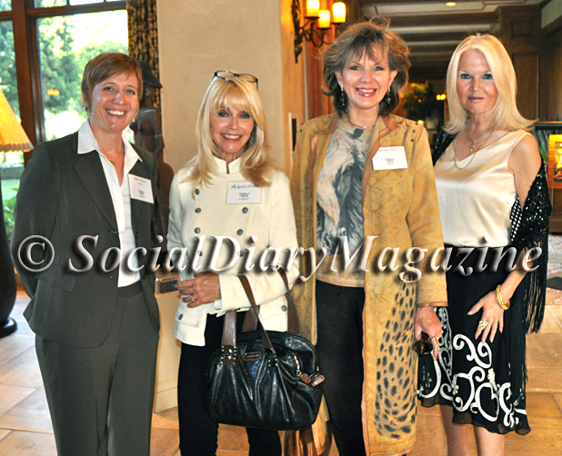 Robin Mohler with Melanie Wizan, the designer Jordan, and Alanna Tarkington